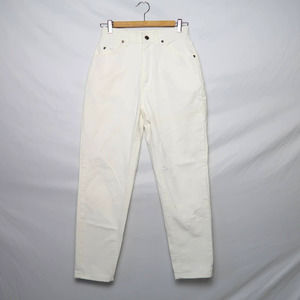 Vintage 90s Lee white high rise straight leg mom jeans 10P